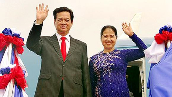 Visita India Premier vietnamita Nguyen Tan Dung